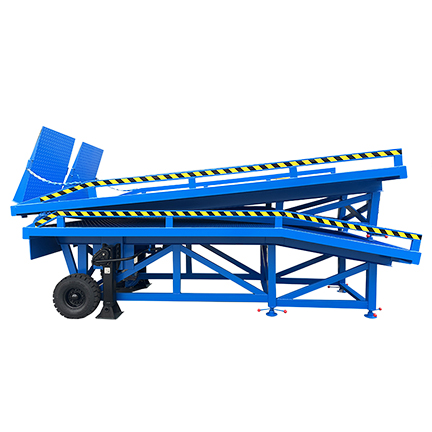 Container unloading platform