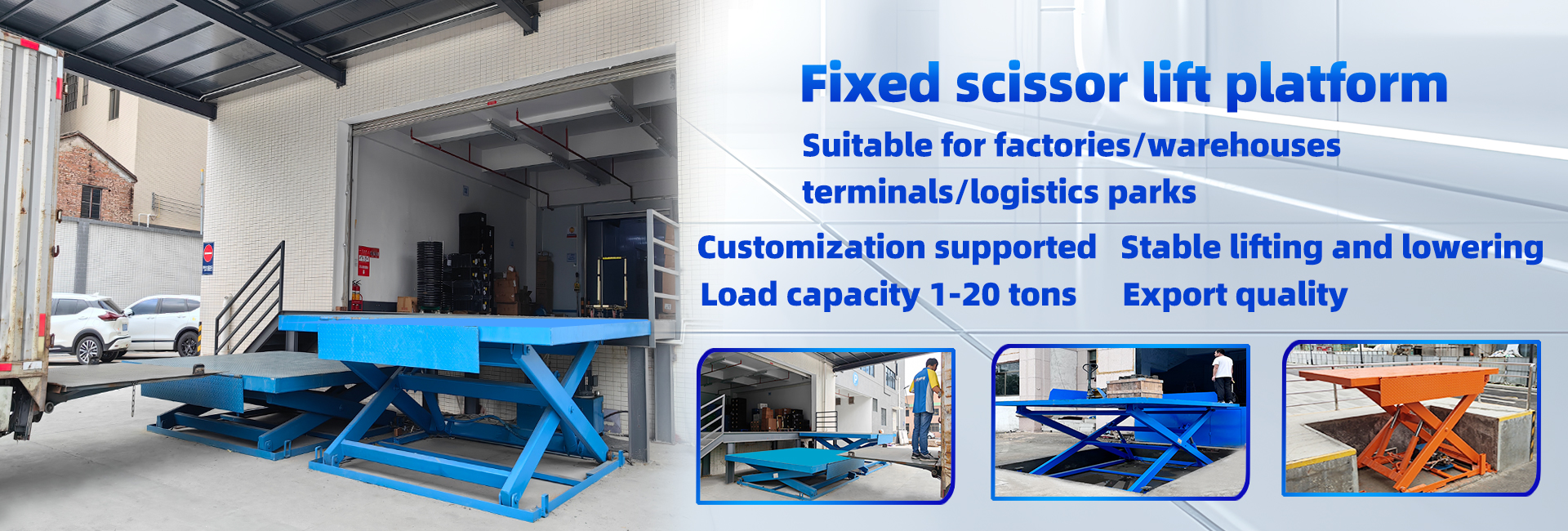 Fixed scissor lift platform